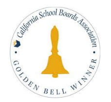 California School Boards Association Golden Bell Winner